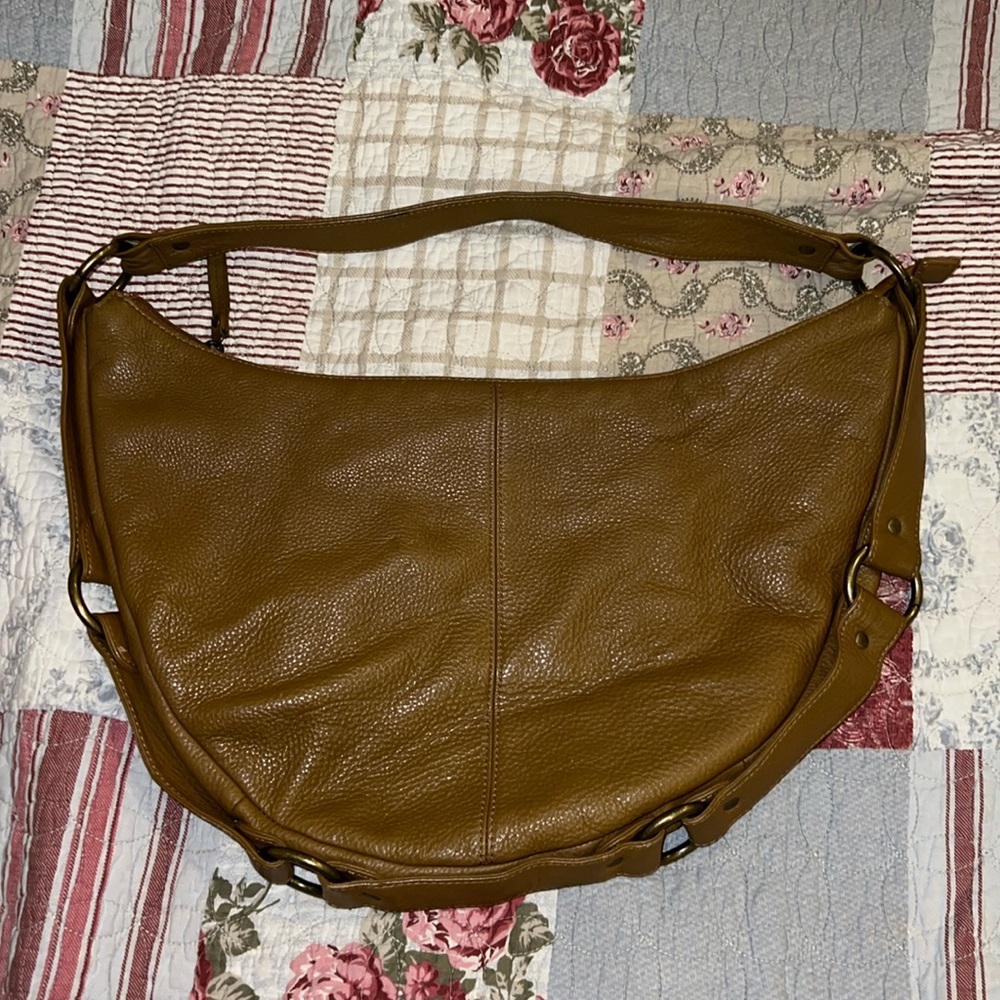 Hobo international shoulder bag leather